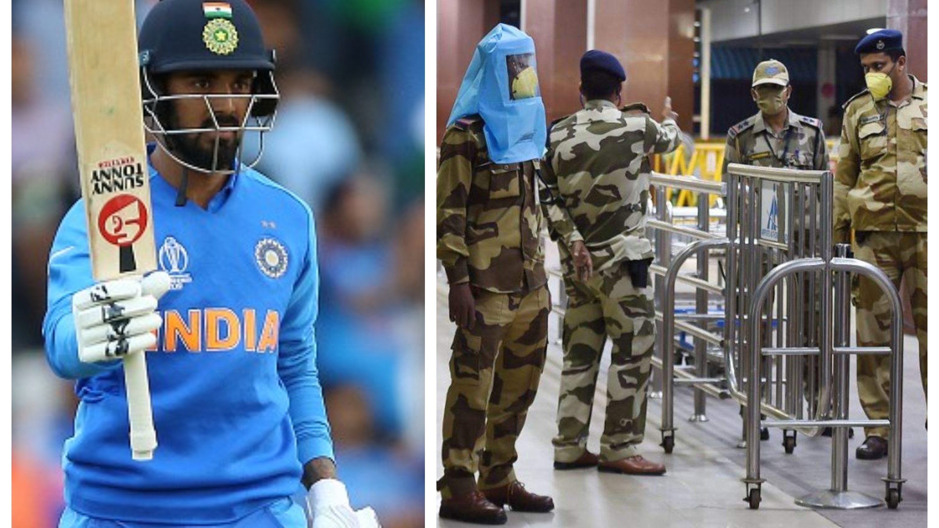 KL Rahul donates PPE hoods to CISF personnel to help fight against COVID-19