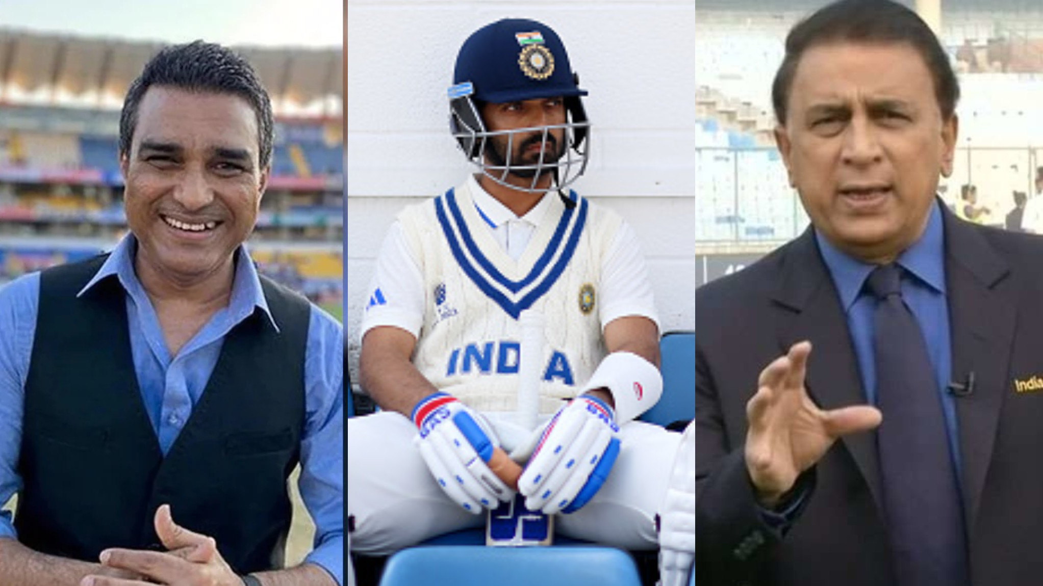 WTC 2023 Final: ‘Ajinkya Rahane can't be called the man in crisis’- Sanjay Manjrekar; Sunil Gavaskar says otherwise