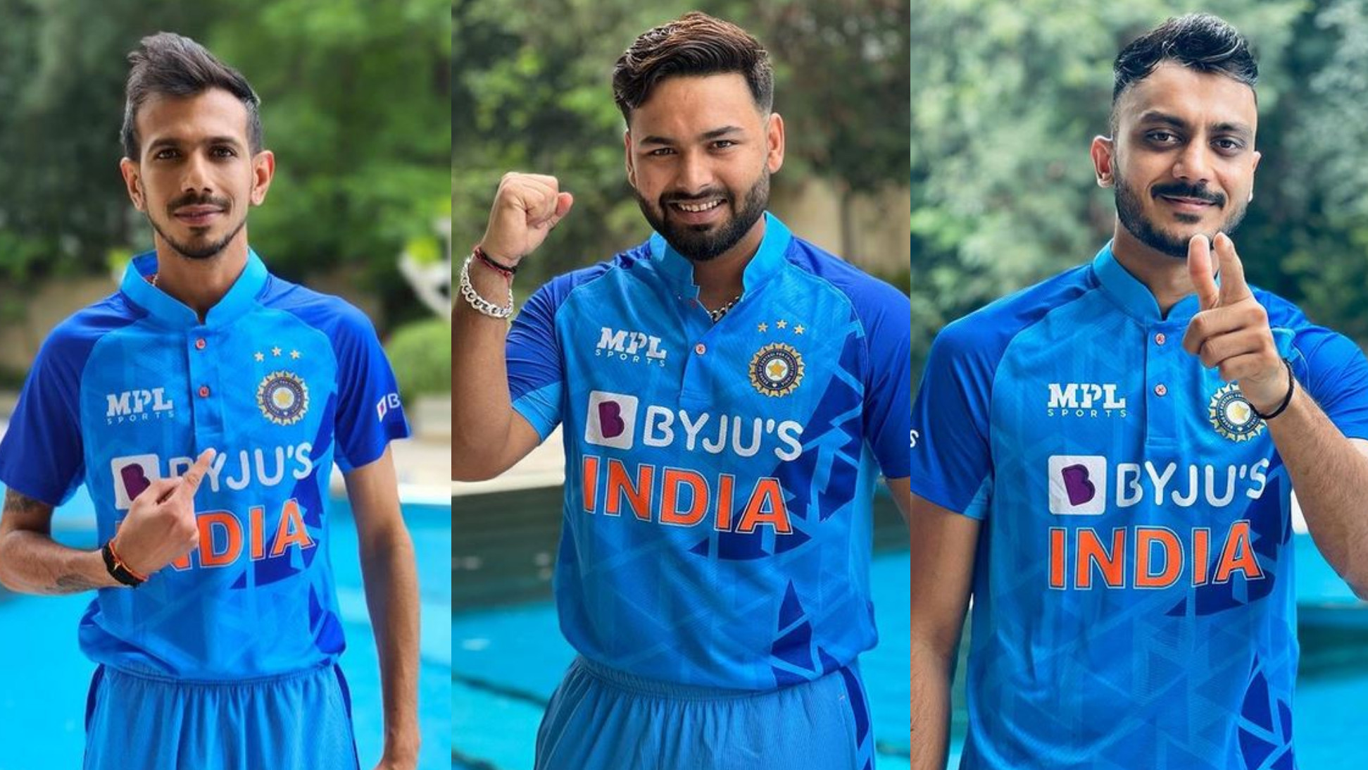 IND v AUS 2022: PICS- Rishabh Pant, Yuzvendra Chahal and other Indian players pose in new T20 jersey