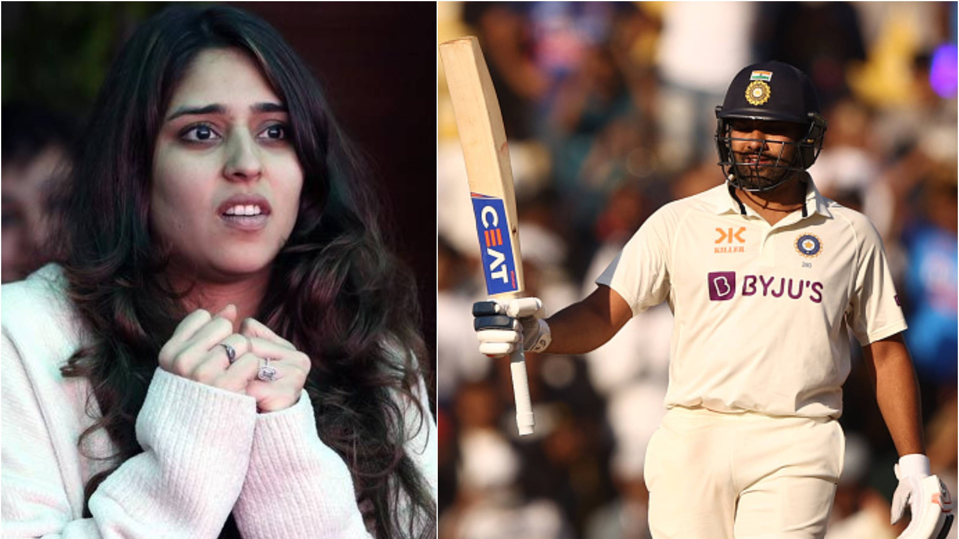 IND v AUS 2023: “Send replacement fingers…” Ritika’s message for husband Rohit after he slams maiden Test ton as captain
