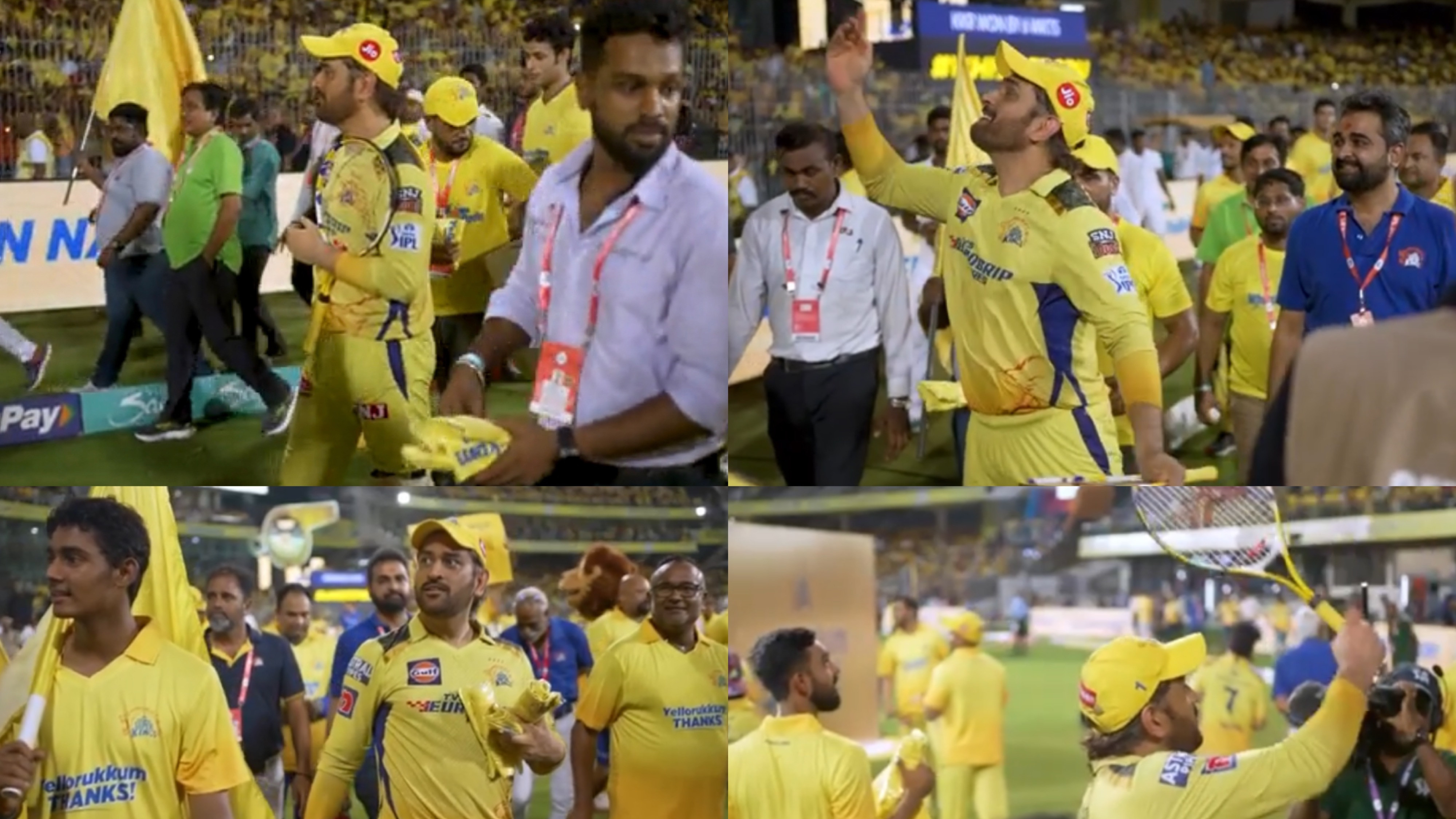 IPL 2023: WATCH - MS Dhoni and CSK team members express gratitude towards fans with lap of honour at Chepauk