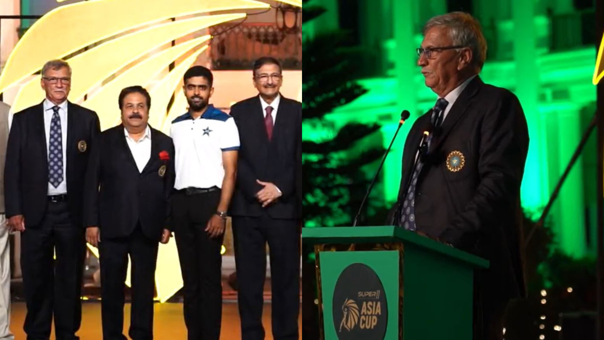 WATCH- “When India plays Pakistan, everything comes to a standstill”- BCCI President Roger Binny at PCB hosted dinner