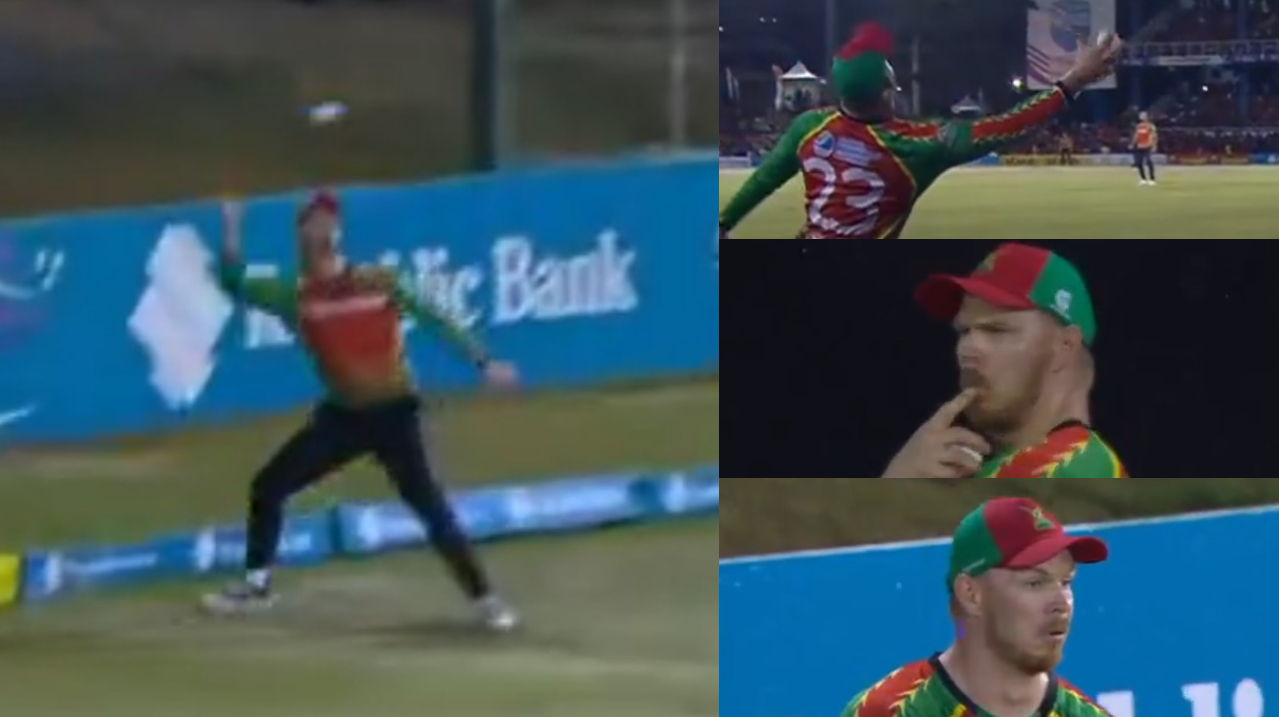 Glenn  Phillips' brilliant catch to dismiss Narine | CPL X