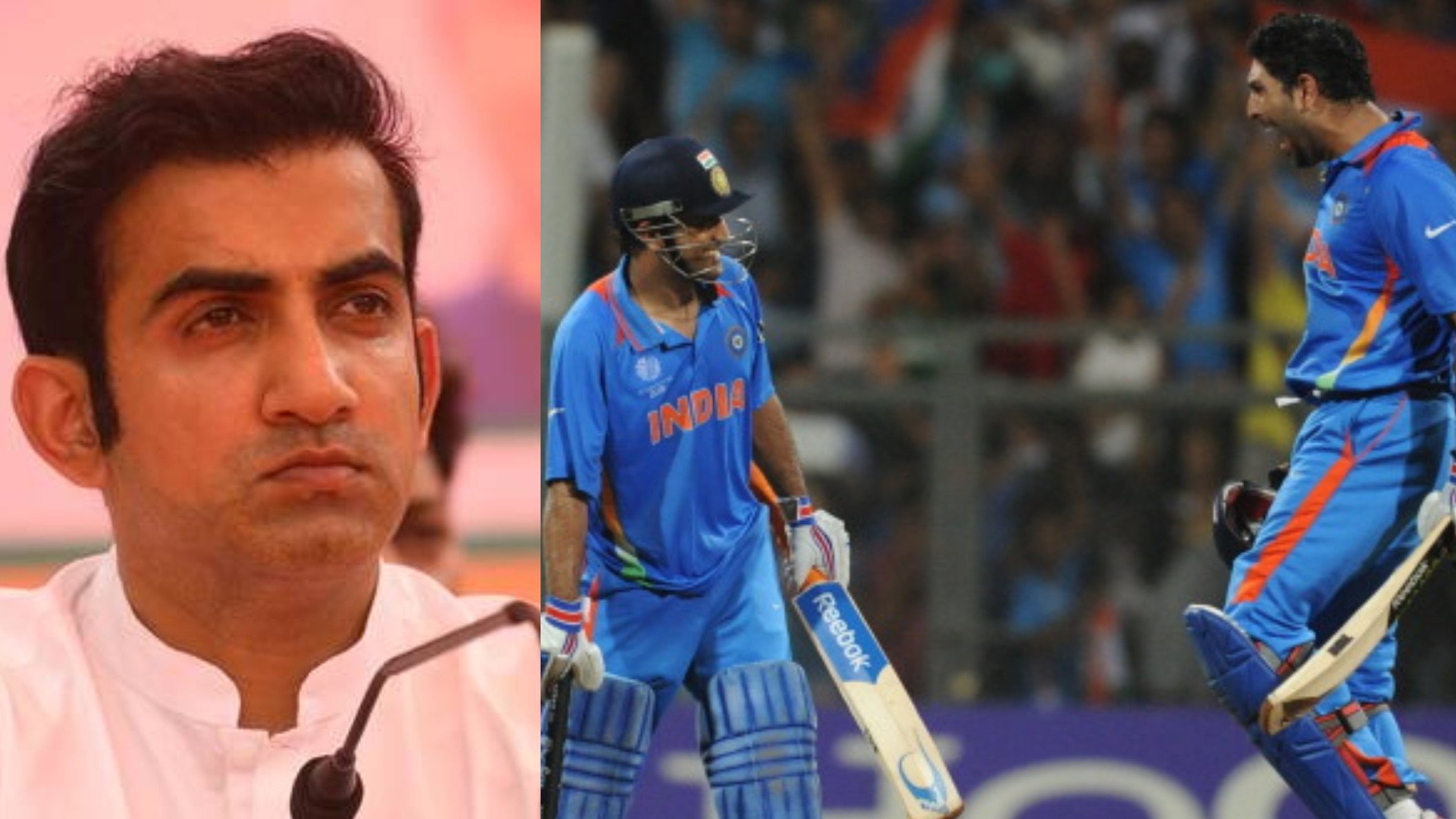 'It was Yuvraj Singh who took us to the finals in 2007 and 2011'- Gambhir takes indirect dig at MS Dhoni for his PR