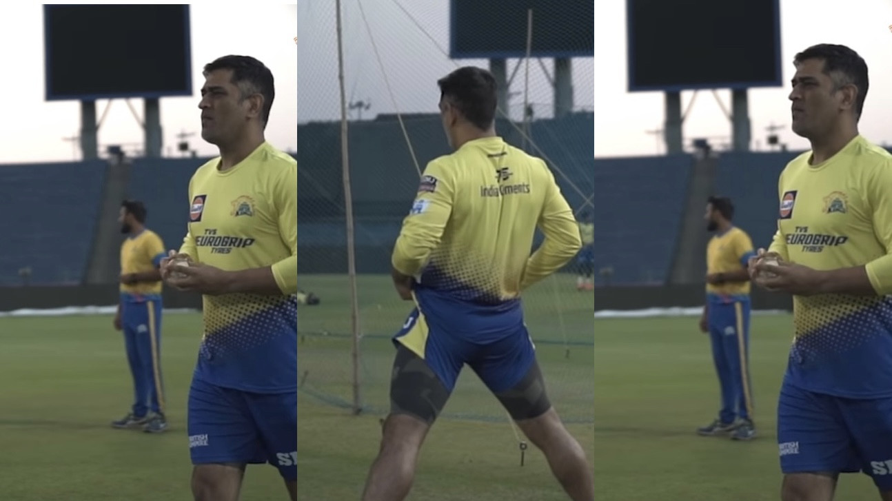 IPL 2022: WATCH - MS Dhoni bowls leg-spin in nets ahead of CSK's clash against GT 