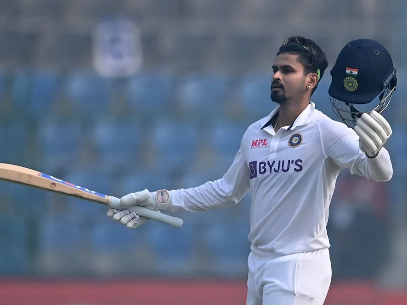 Shreyas Iyer made his Test debut against New Zealand in Kanpur last year | AFP
