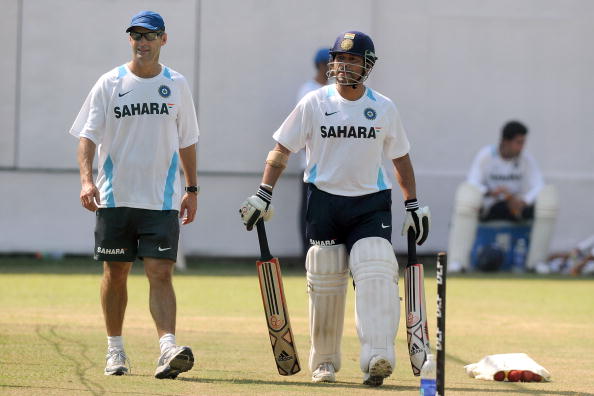 Gary Kirsten and Sachin Tendulkar | AFP