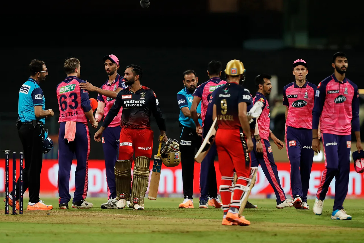 RCB beat RR by 4 wickets | BCCI/IPL