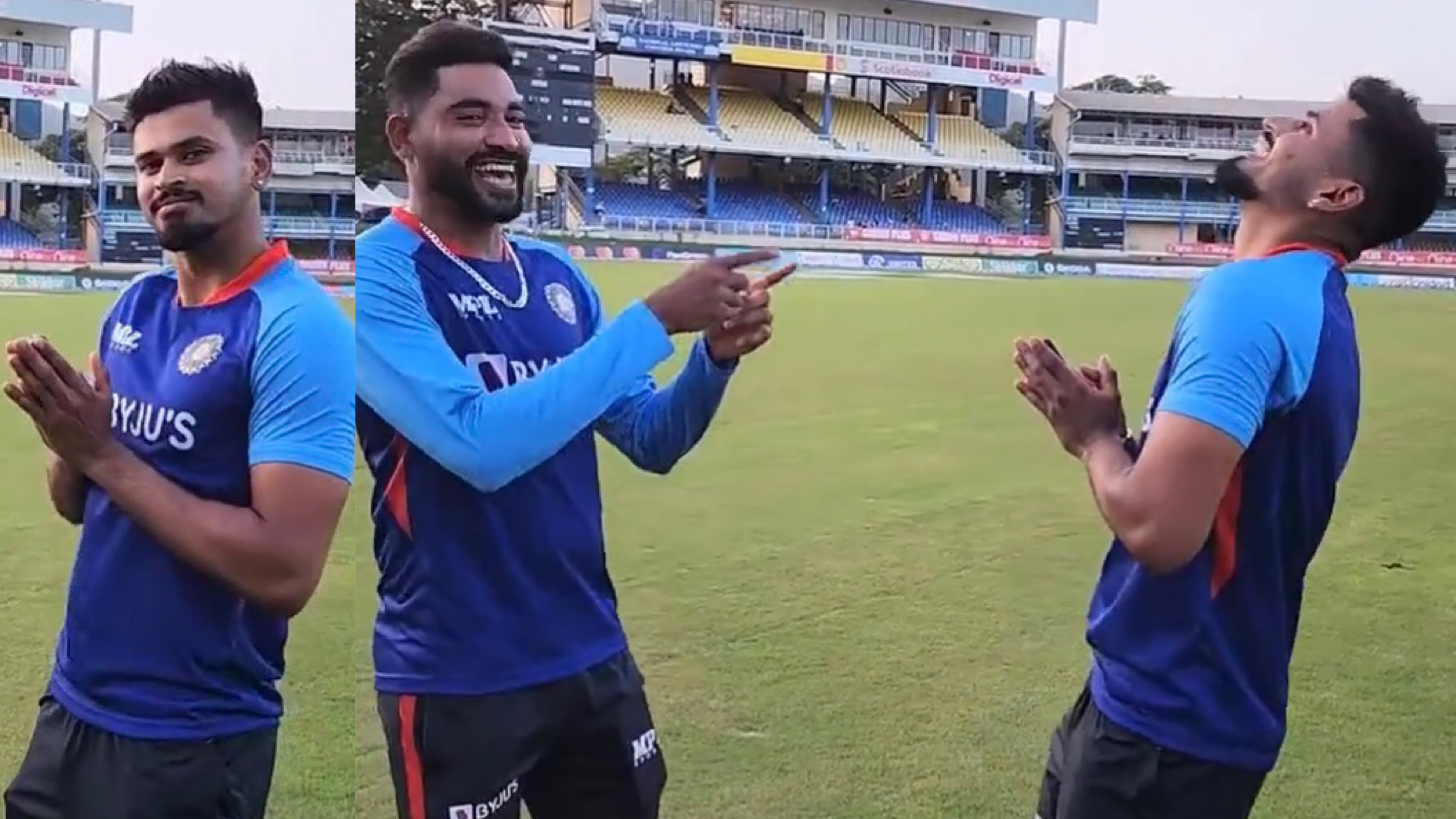 WI v IND 2022: WATCH - Siraj opens up on bowling the final over in 1st ODI; Shreyas explains his dance after taking a catch