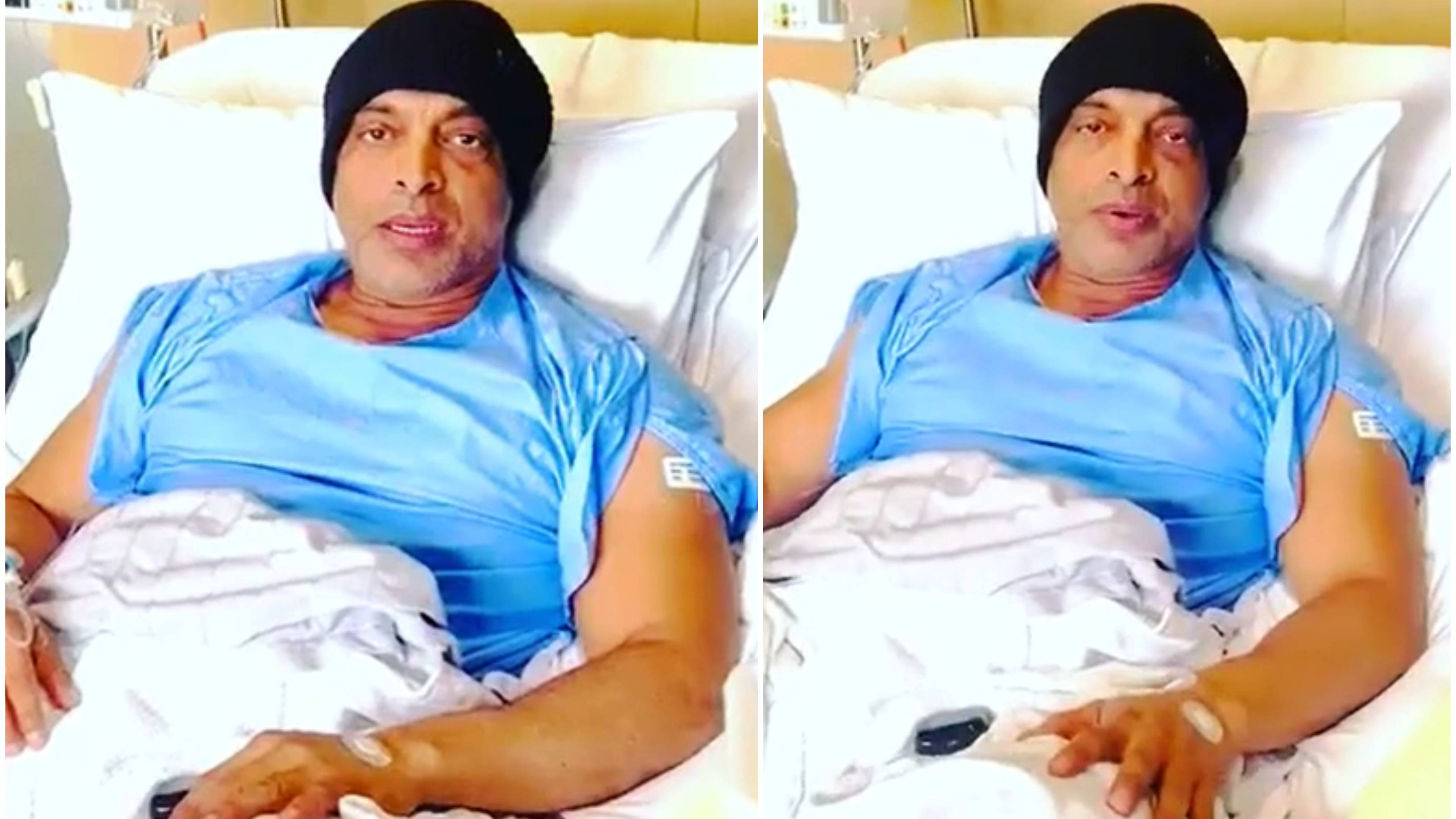 WATCH: “I am in pain, hopefully this is my last surgery” – Shoaib Akhtar’s emotional video from hospital bed
