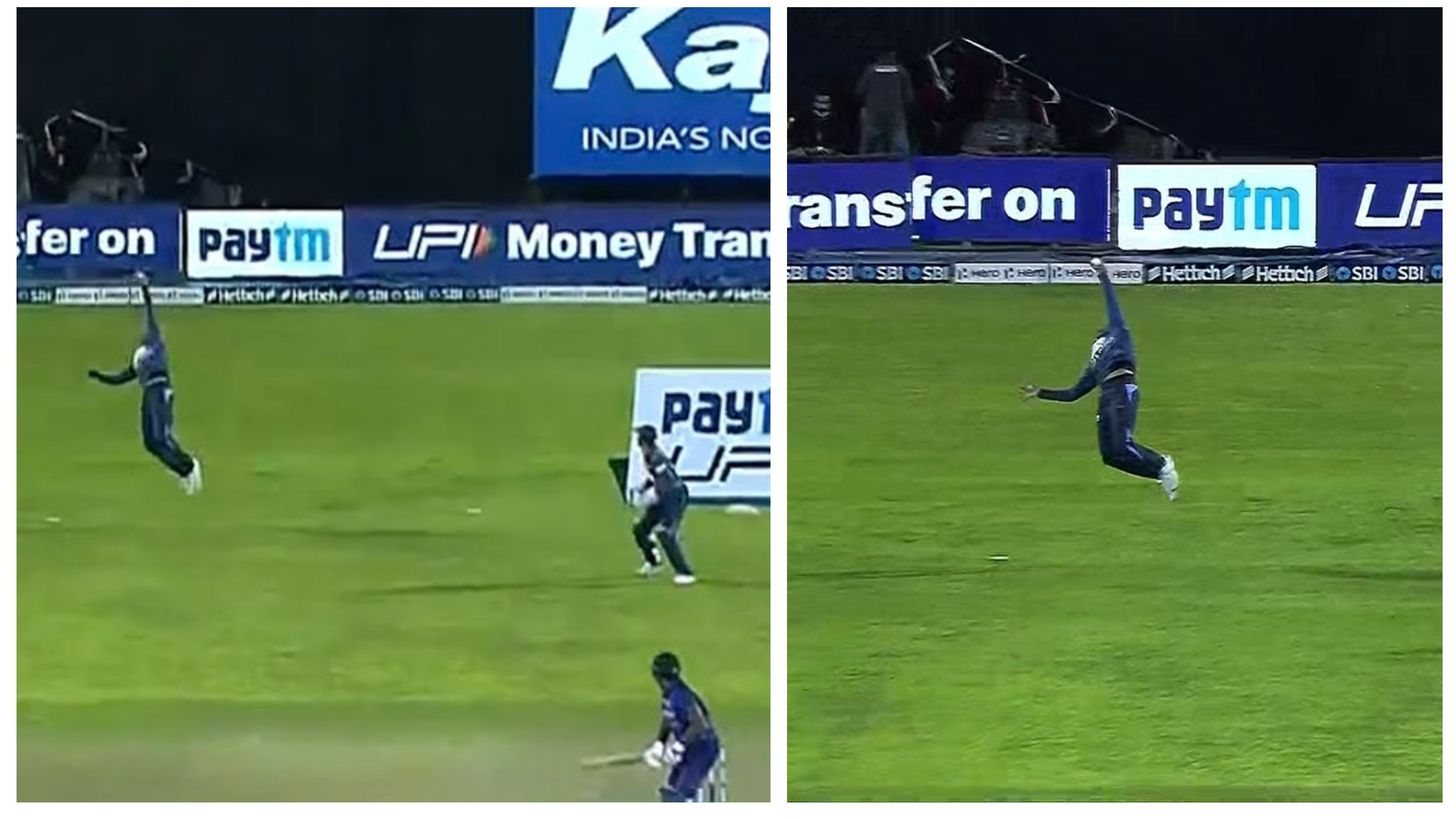 IND v SL 2022: WATCH – Binura Fernando grabs a stunner out of thin air to dismiss Sanju Samson