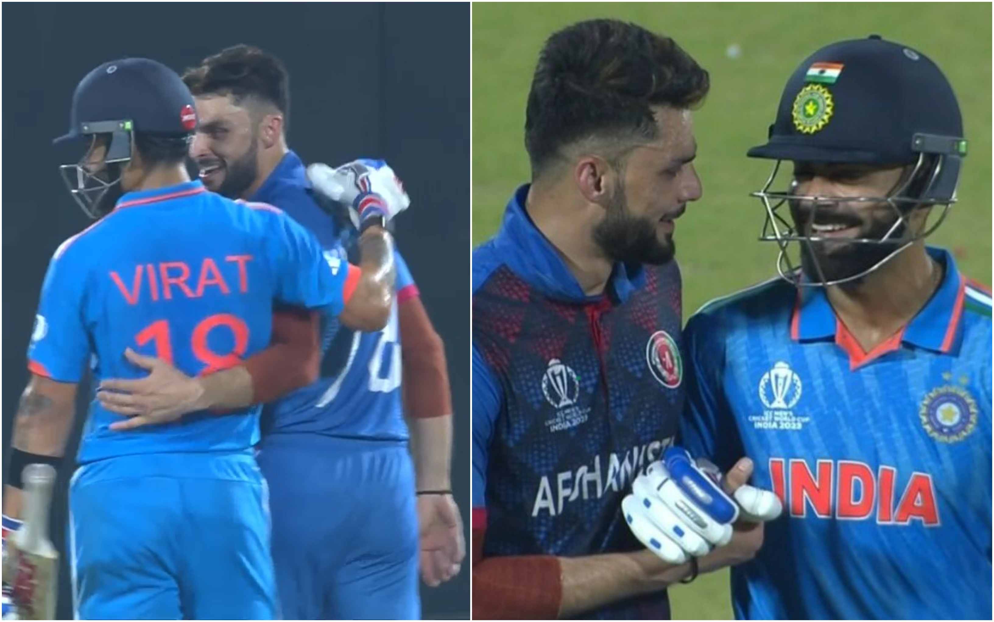 Virat Kohli and Naveen-ul-Haq | Screengrab