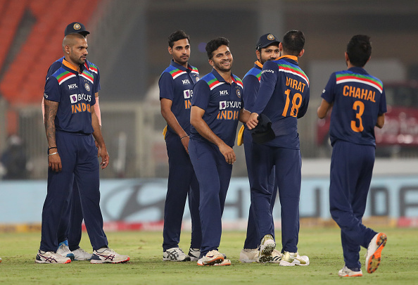 Team India are currently playing a five-match T20I series against England at home | Getty
