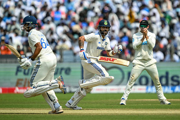 Indian batters struggled on a turning track in Pune Test | Getty