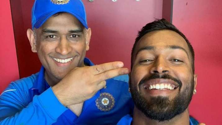 MS Dhoni and Hardik Pandya