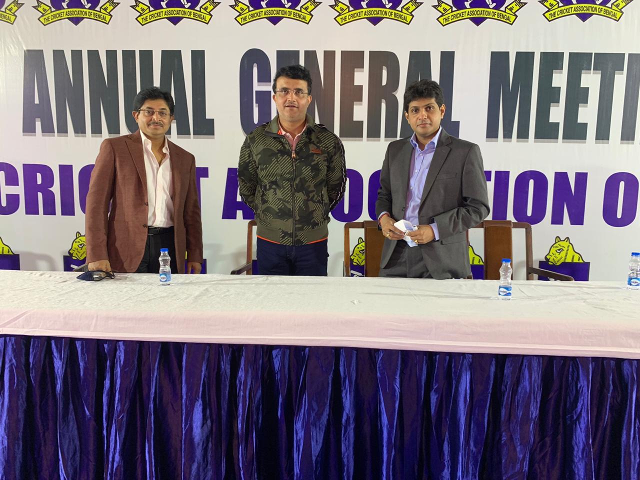 Sourav Ganguly attended CAB's Annual General Meeting | CAB Twitter