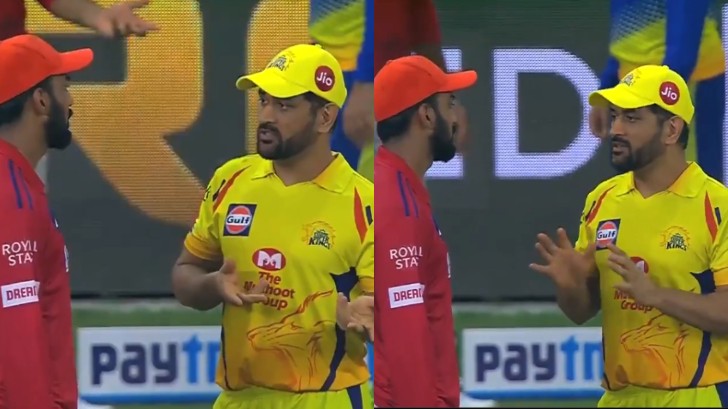IPL 2020: WATCH - MS Dhoni interacts with KXIP's KL Rahul and Mayank Agarwal post CSK's 10-wicket win