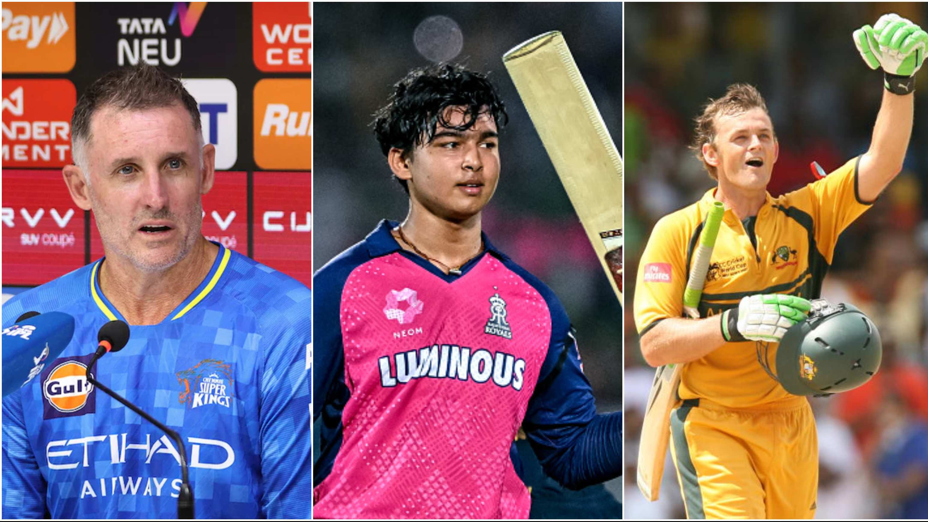 IPL 2025: “Felt the same watching this young kid,” Michael Hussey likens Vaibhav Suryavanshi to Adam Gilchrist