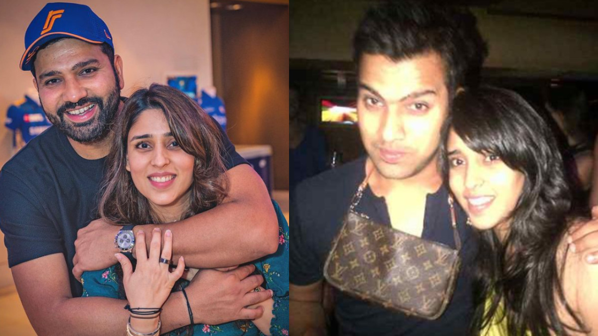 Rohit Sharma and Ritika Sajdeh share 7 pics with each other on their 7th wedding anniversary