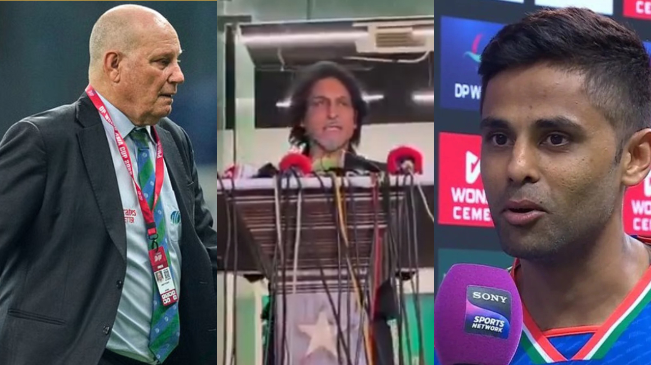 Raja criticised Andy Pycroft for being biased towards India, slammed Suryakumar | X
