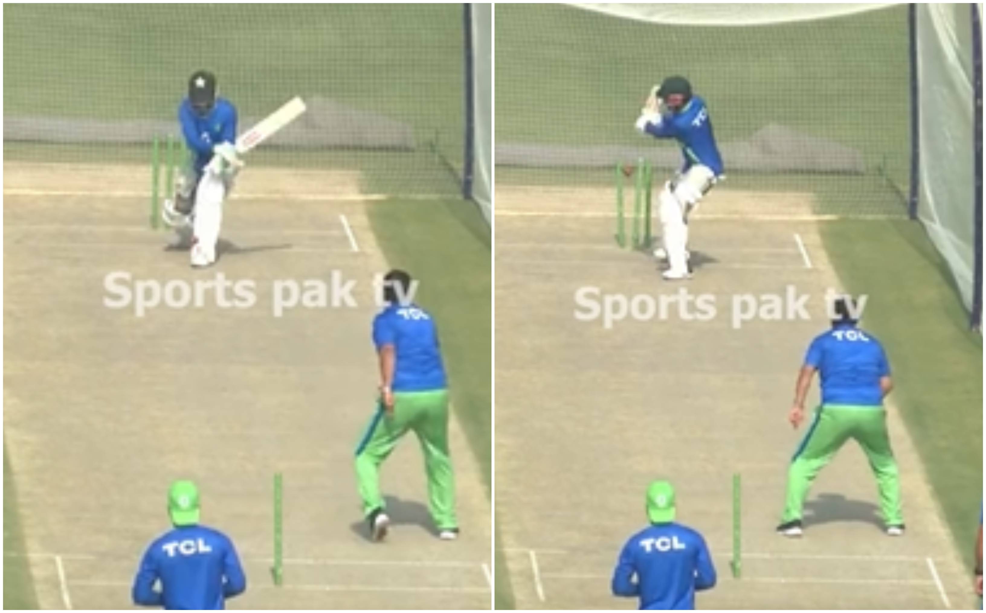 Saqlain Mushtaq castled Babar Azam with a beauty | Screengrab