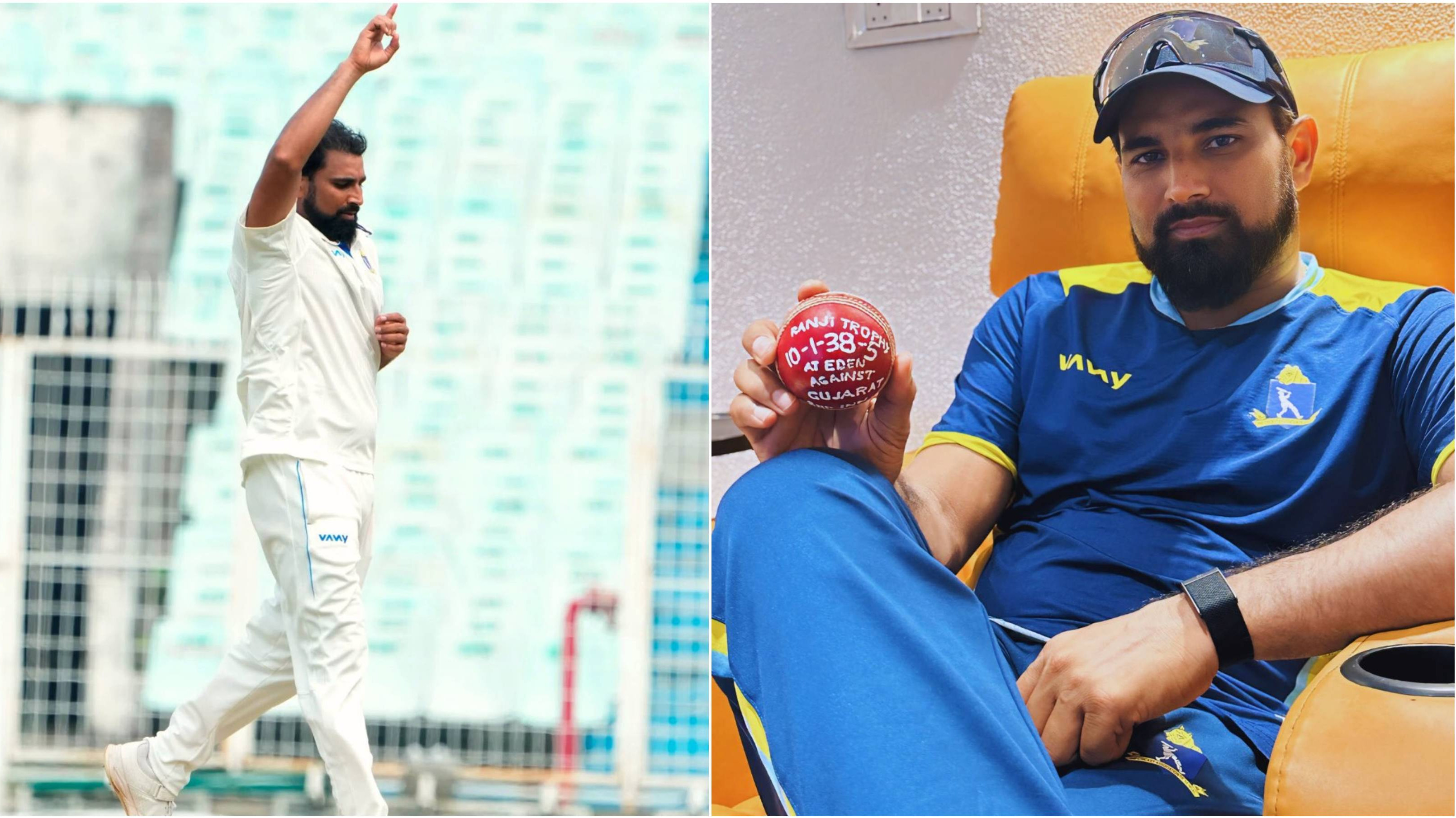 “Motivation is to stay fit and be available for Indian team,” says Mohammad Shami after 8-wicket haul for Bengal in Ranji Trophy