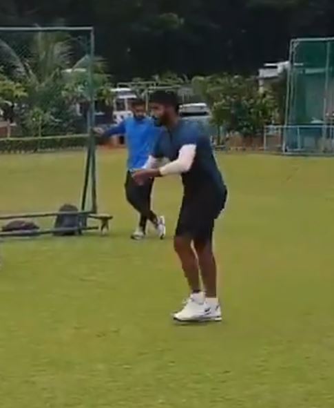 Jasprit Bumrah practicing in the NCA nets | Twitter