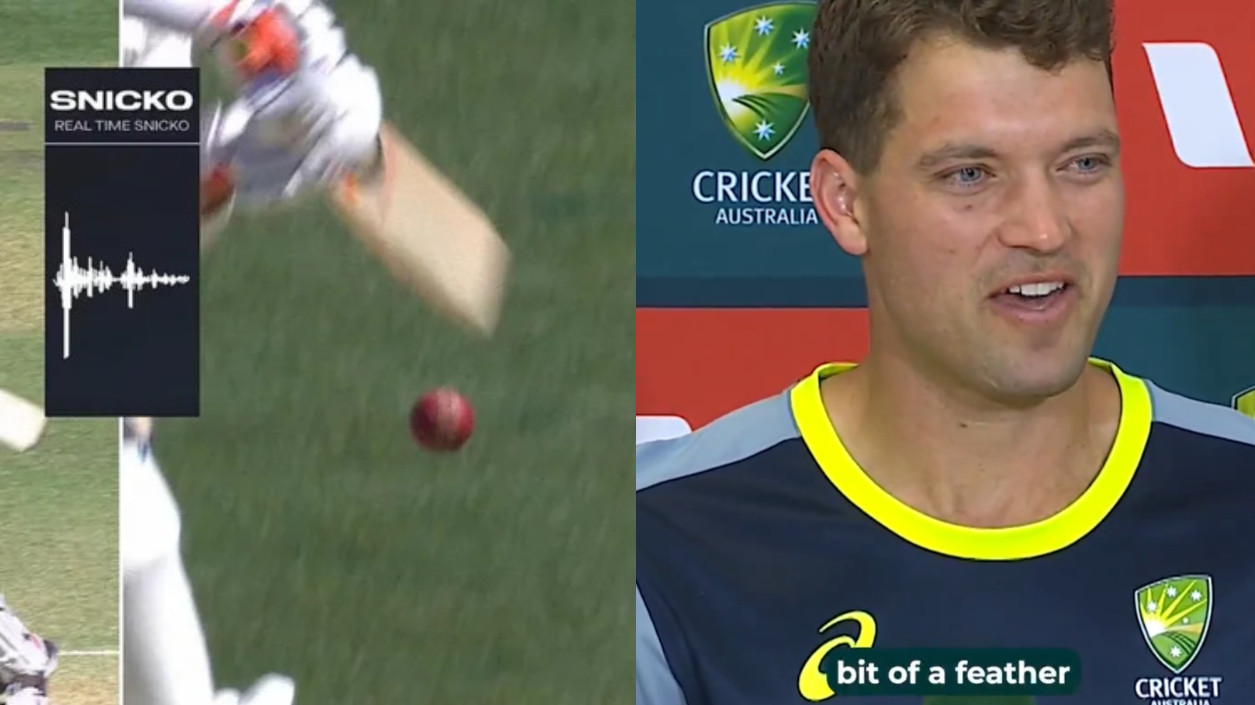 Ashes 2025-26: WATCH- “Bit of a feather”- Alex Carey admits edging the ball; Snicko owner admits operator made error