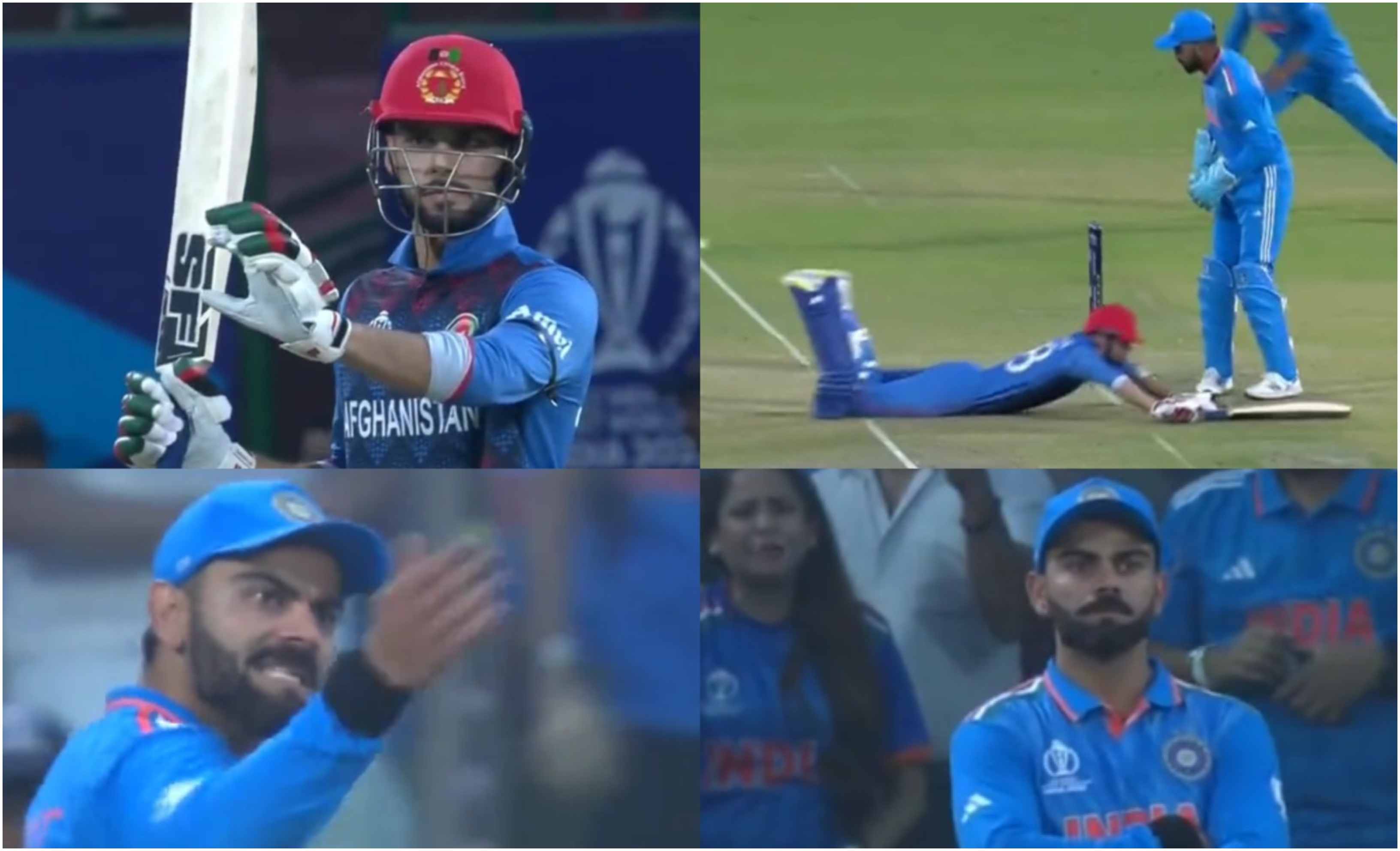 Virat Kohli was not happy after missed run-out opportunity | Screengrab