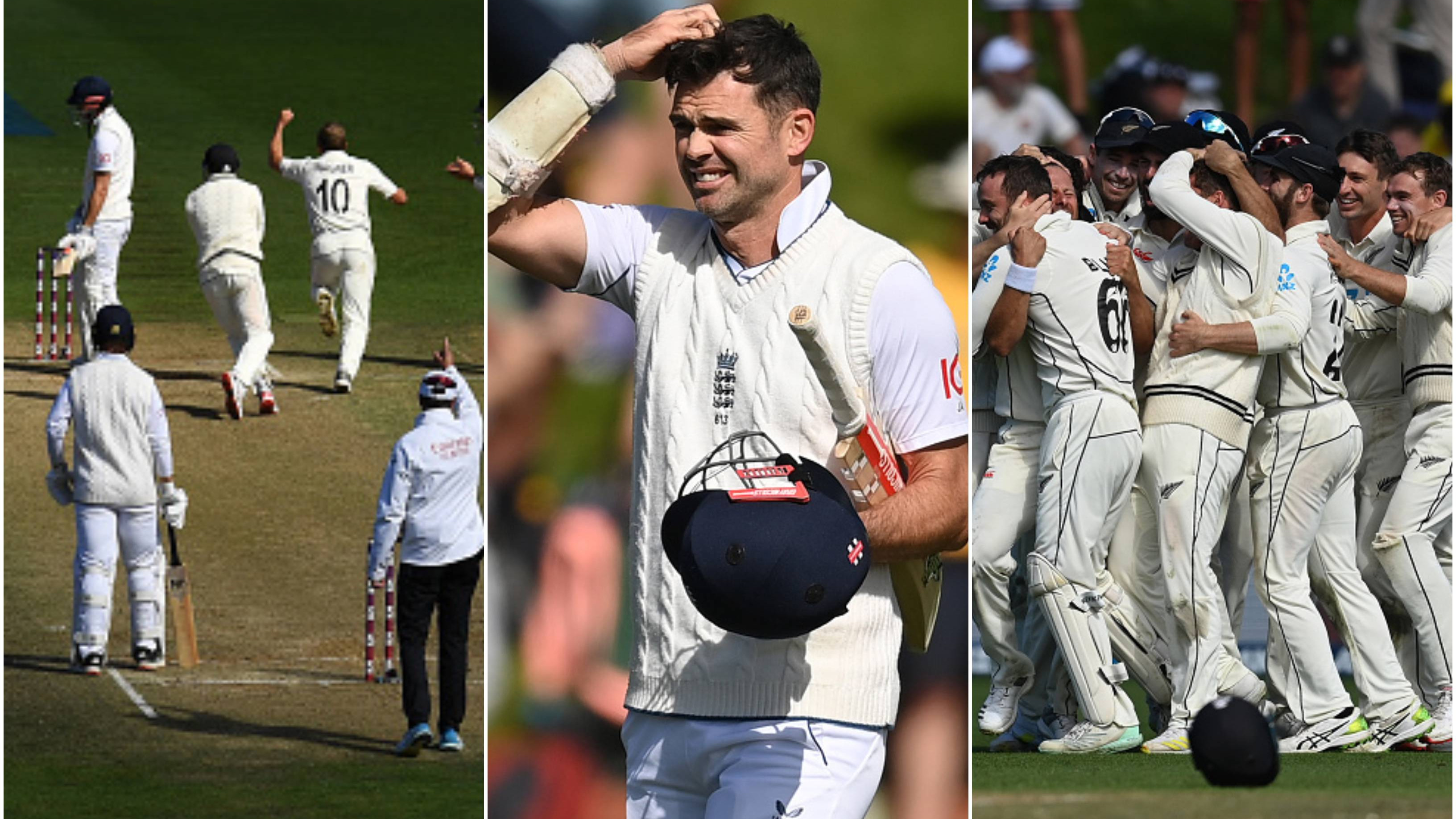 NZ v ENG 2023: WATCH – Anderson dejected as his dismissal hands New Zealand 1-run win over England in 2nd Test