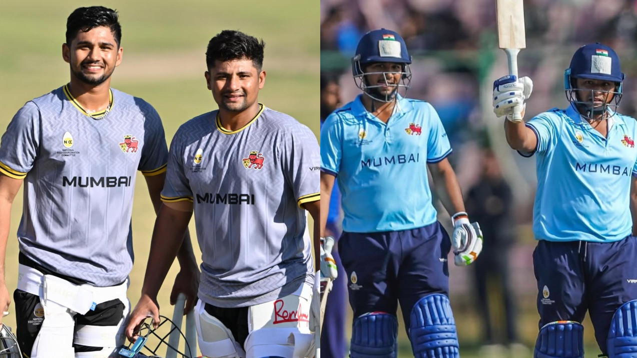 VHT 2025-26: “We know each other very well”- Sarfaraz Khan on batting with brother Musheer for Mumbai