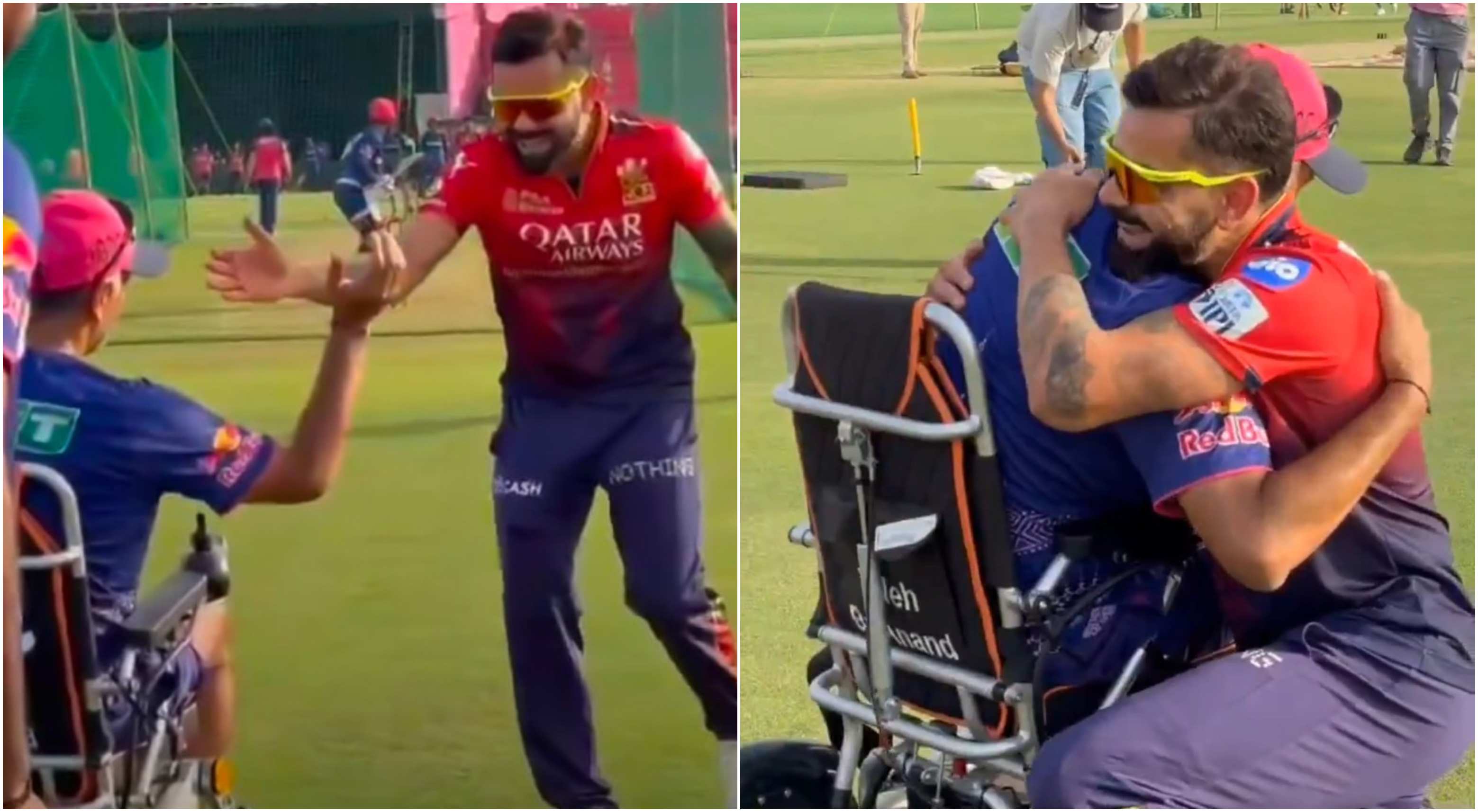 Virat Kohli and Rahul Dravid | Screengrabs