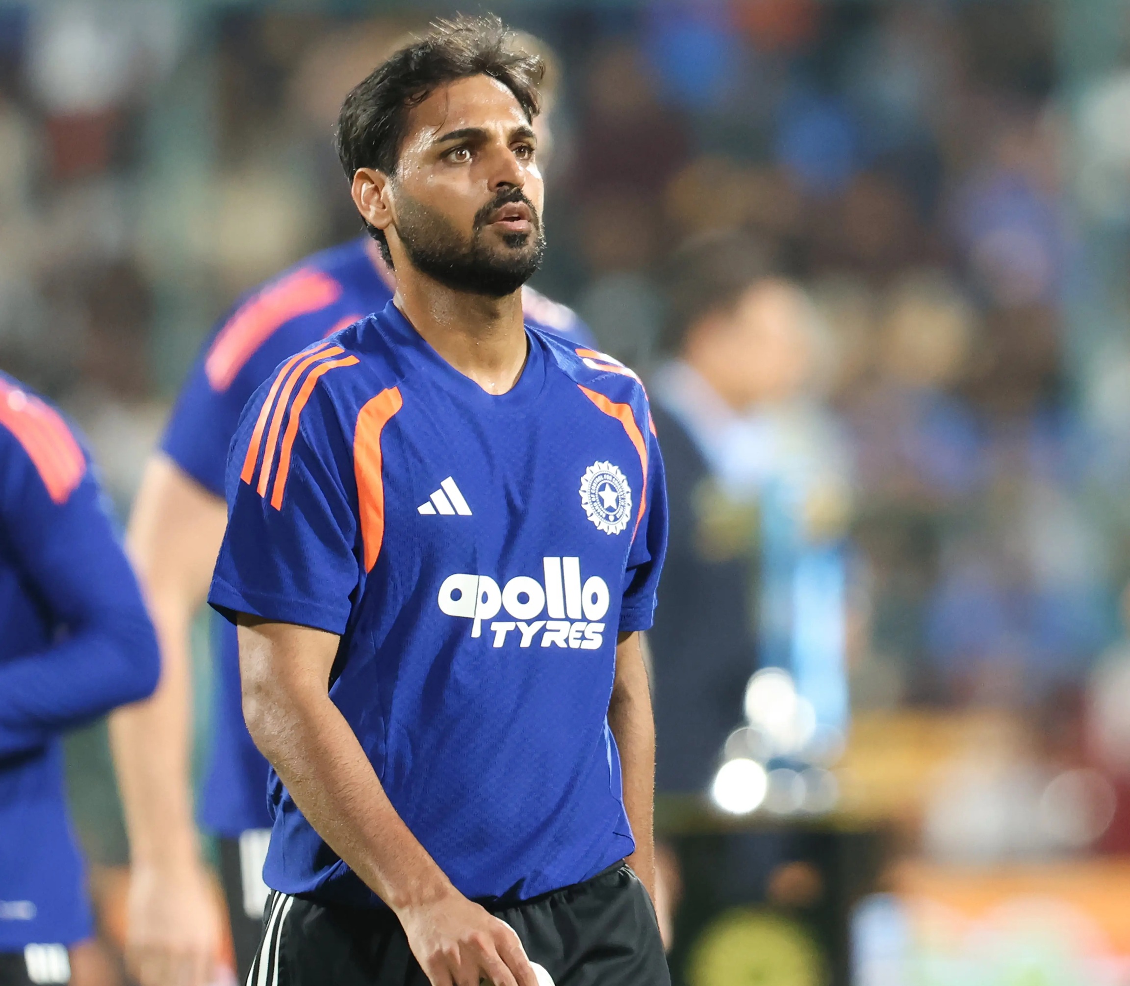 Bhuvneshwar Kumar made his India comeback in the fifth T20I v West Indies | X
