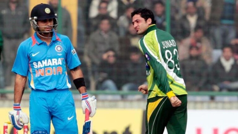 Junaid Khan reacts after dismissing Virat Kohli | Twitter