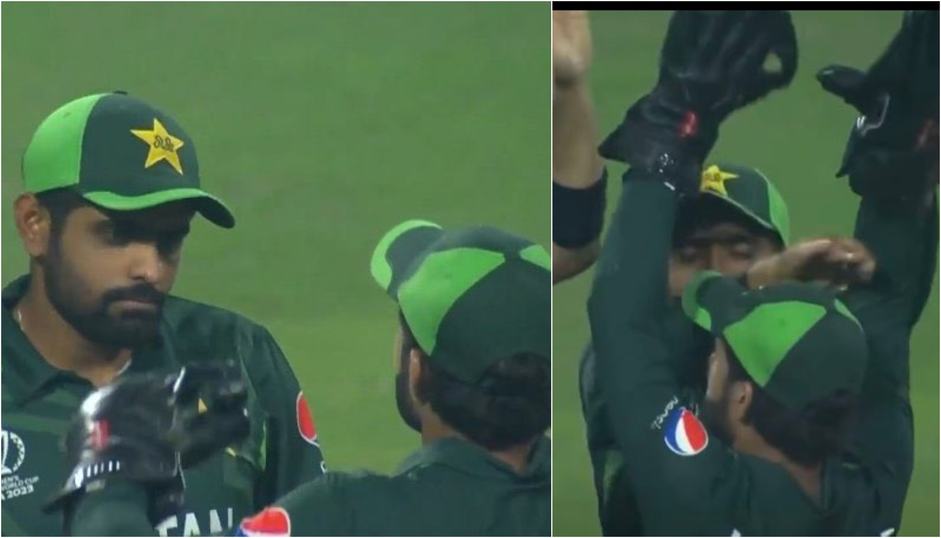 Babar Azam and Mohammad Rizwan | Screengrab