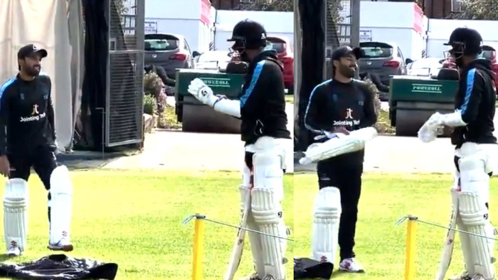 WATCH: Sussex posts video of Pujara and Rizwan chatting in nets; Twitterati guess the conversation