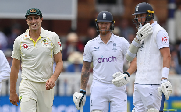 Pat Cummins and Stuart Broad | Getty