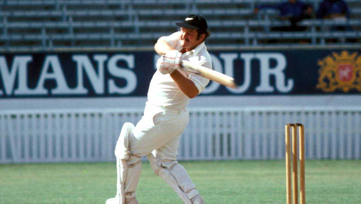 Edwards' best moment in Test cricket came in a drawn Test against England at Auckland where he scored half-century in 1978 | Stuff