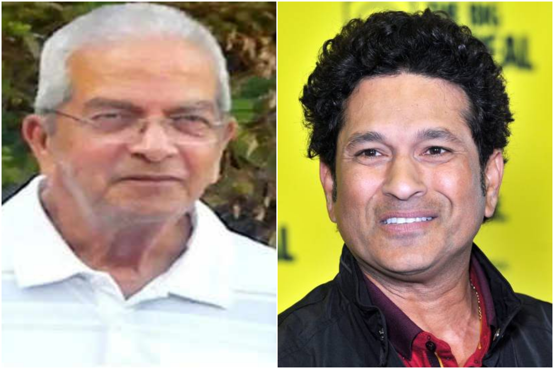 Vasu Paranjape and Sachin Tendulkar | getty