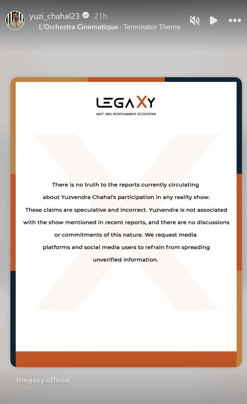 Photo Credit: Yuzvendra Chahal Instagram