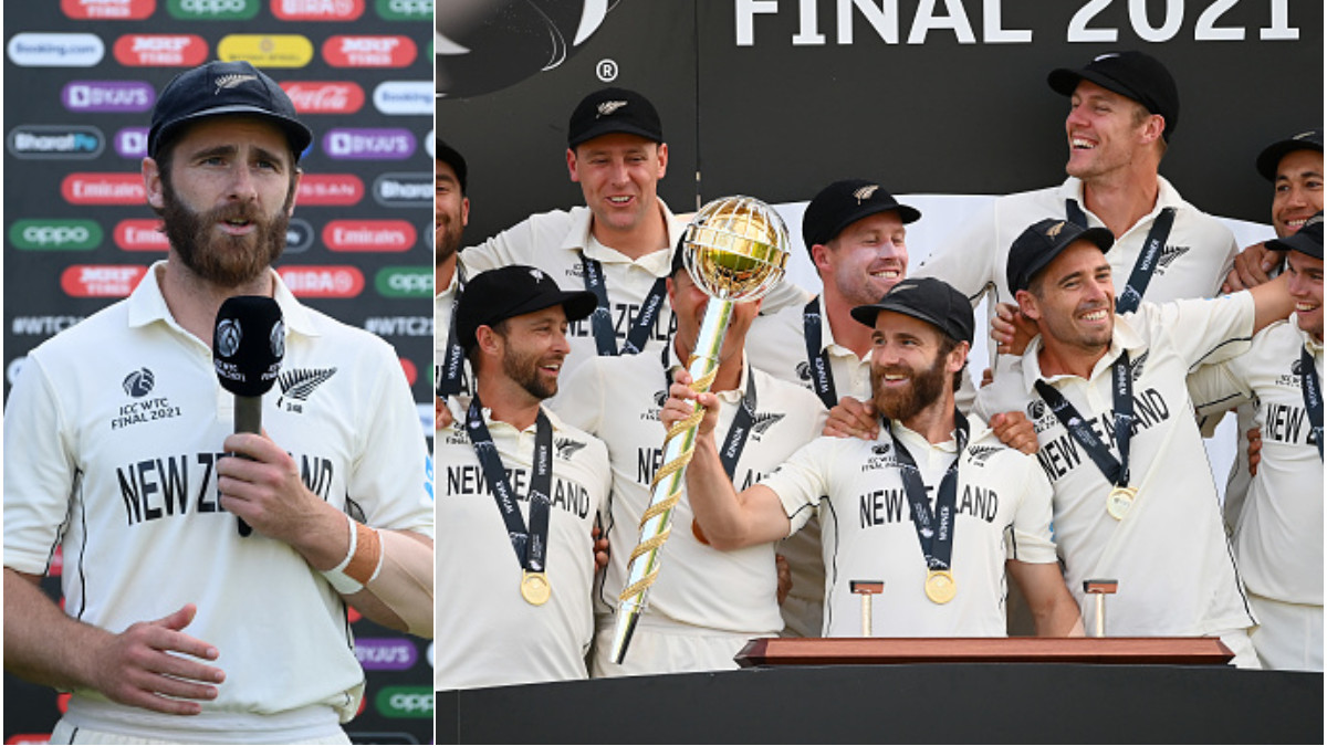 WTC 2021 Final: WATCH- Kane Williamson says WTC title win one of greatest moments in NZ players' careers