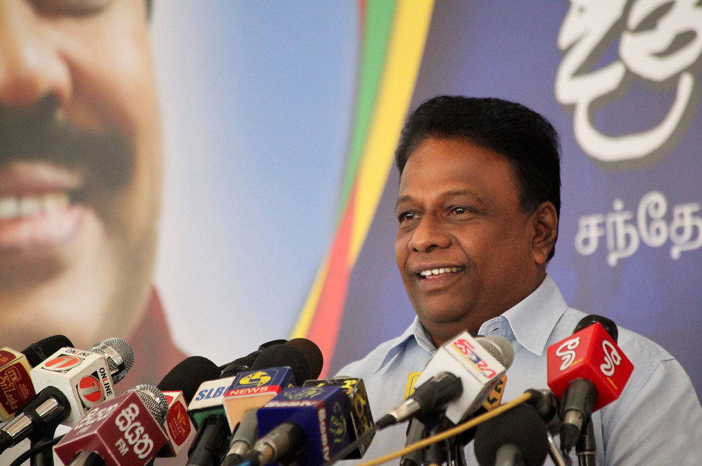 Dullas Alahapperuma, Sri Lankan sports minister