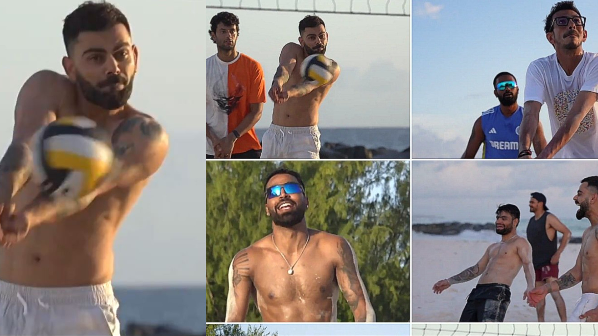T20 World Cup 2024: WATCH- Indian cricketers unwind with volleyball on Barbados beach