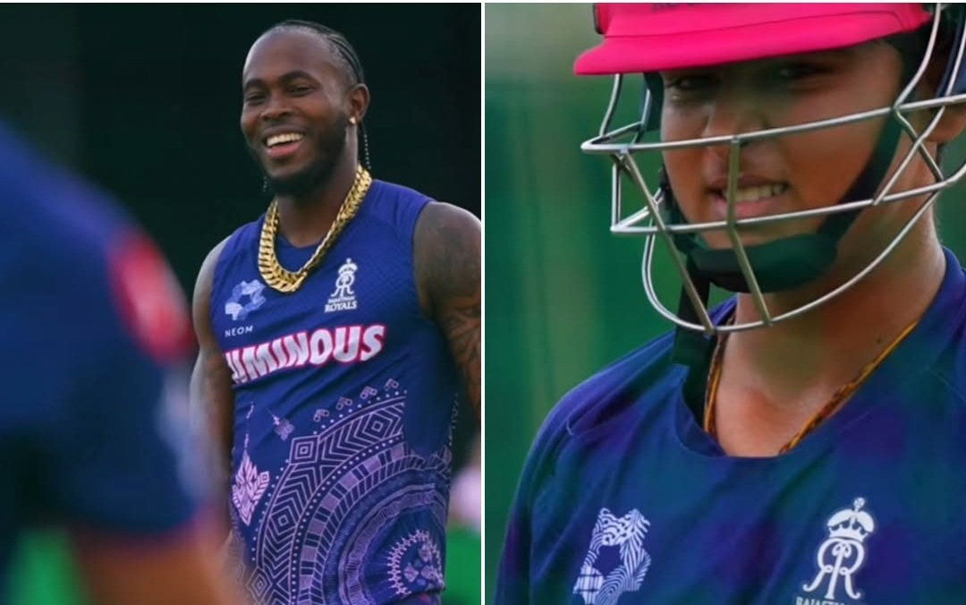 Sooryavanshi v Archer in nets | X