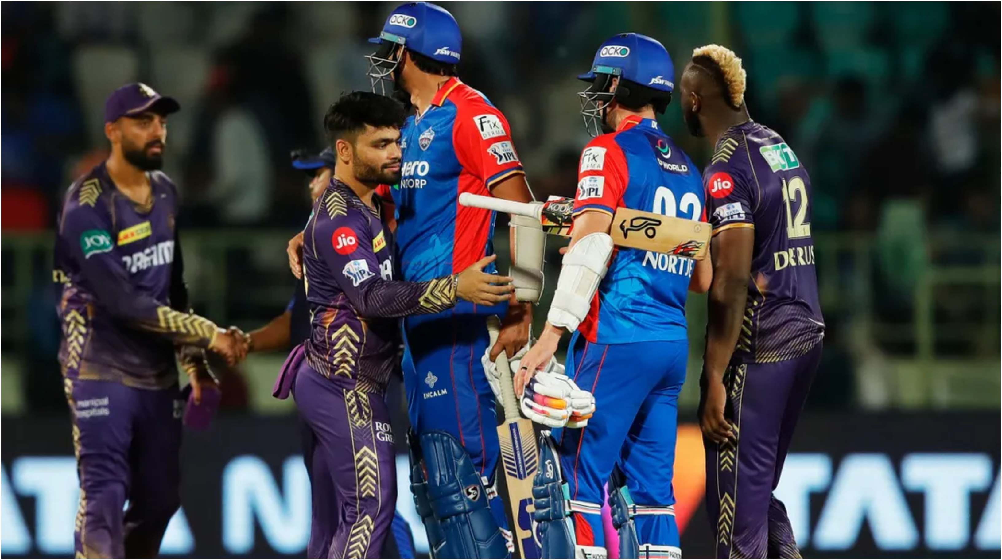 KKR thrashed DC by 106 runs | BCCI-IPL