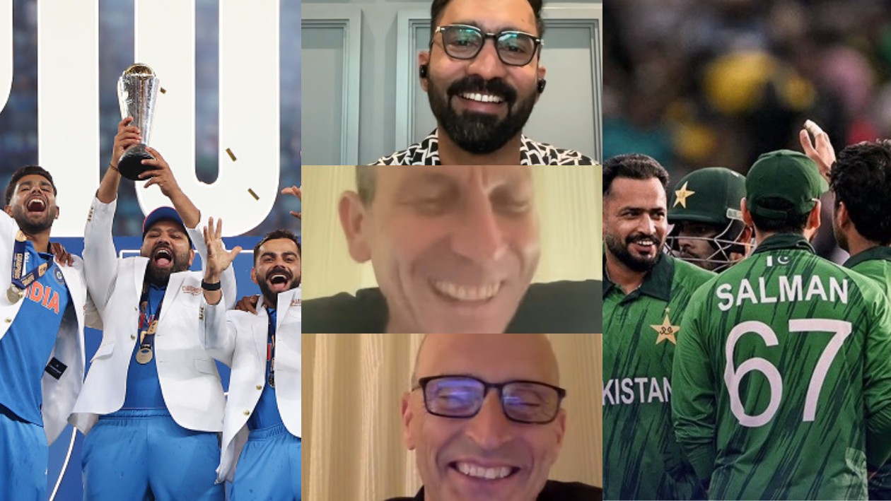 WATCH- “Both of you fossils cried”- Karthik slams Atherton and Hussain for their hypocrisy on India’s CT win after Pakistan’s T20 WC exit