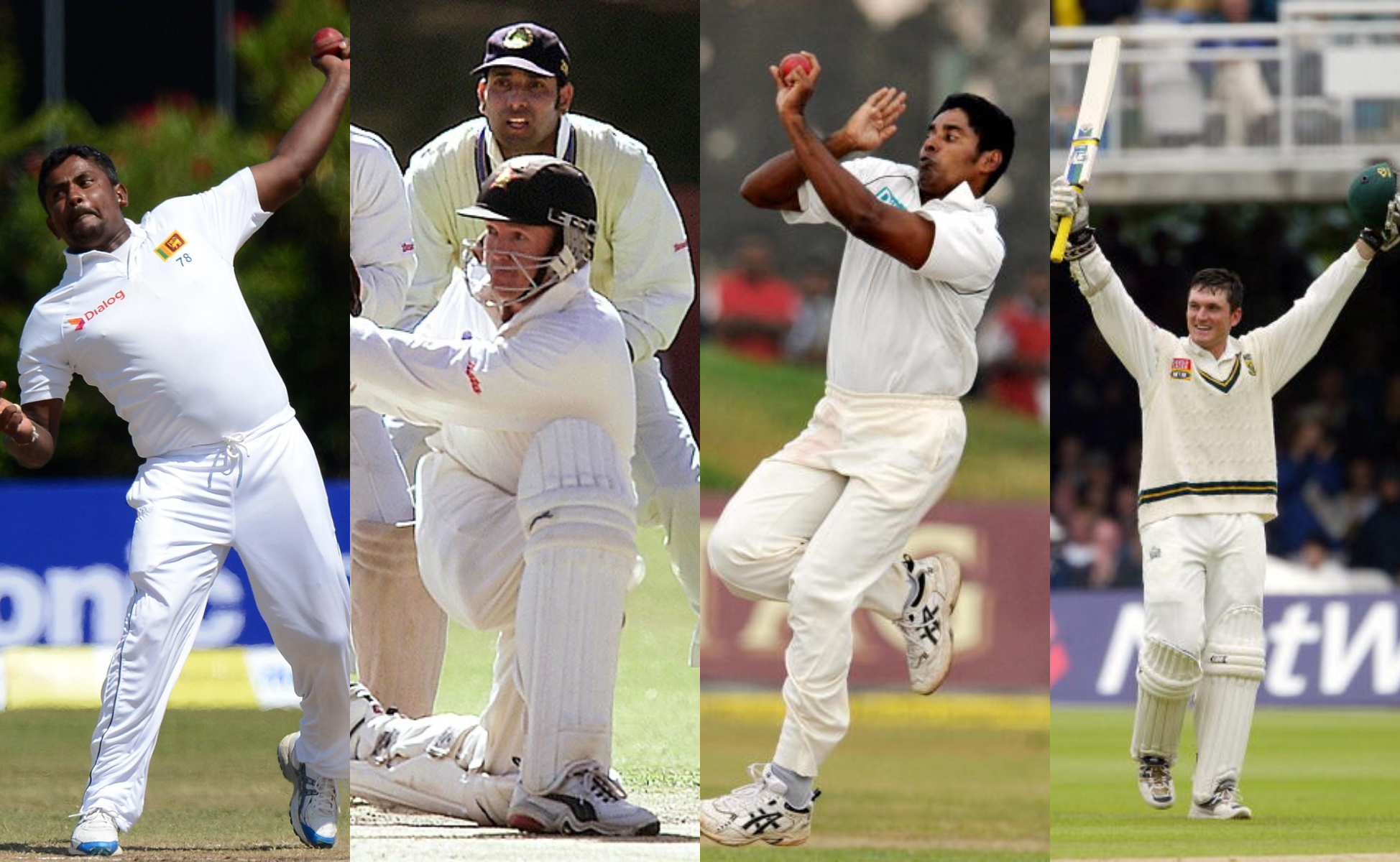 The Reserves - Rangana Herath, Chaminda Vaas, Andy Flower and Graeme Smith | Getty