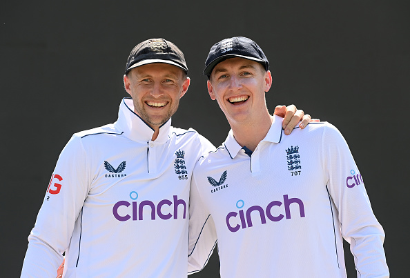 Root (262) and Brook (317)  shared a 454-run partnership to propel England to 823 | Getty