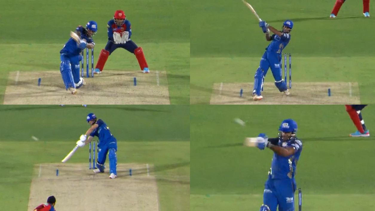 IPL 2026: WATCH- Will Jacks and Tilak Varma's stunning assault on PBKS bowlers as MI wins by 6 wickets