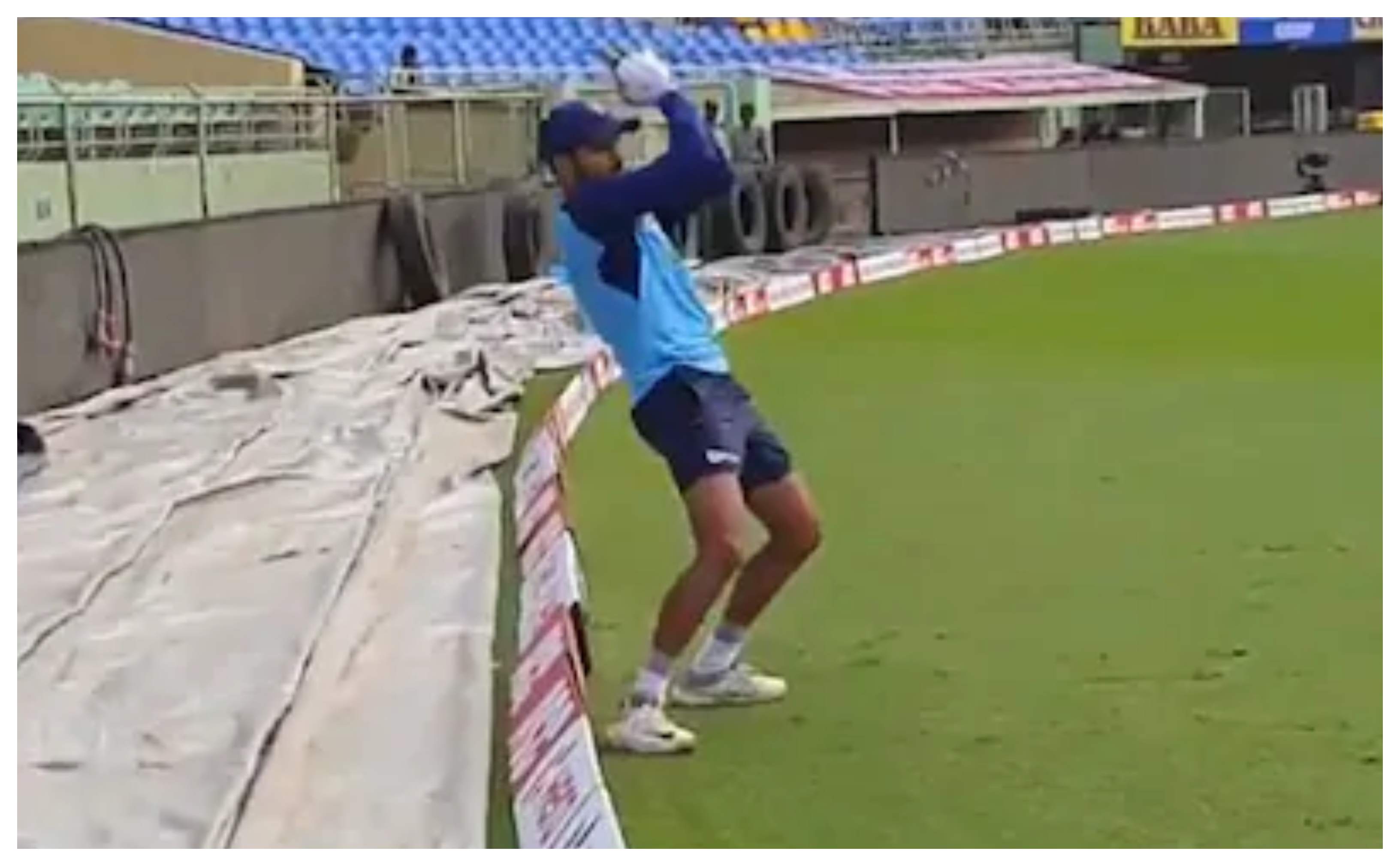 Manish Pandey's intense fielding practice | Screengrab